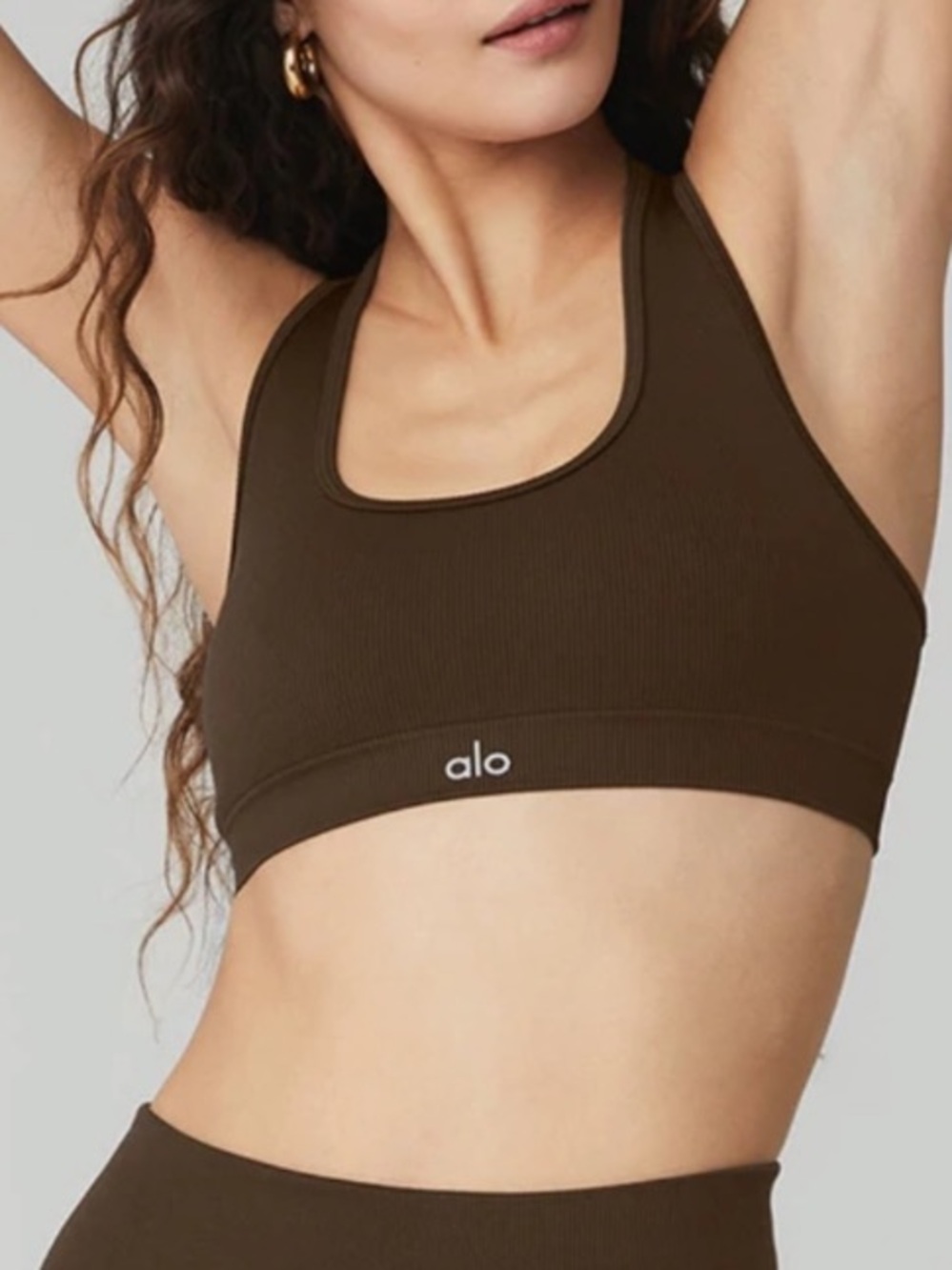 ALO Yoga Ribbed Sports Bra